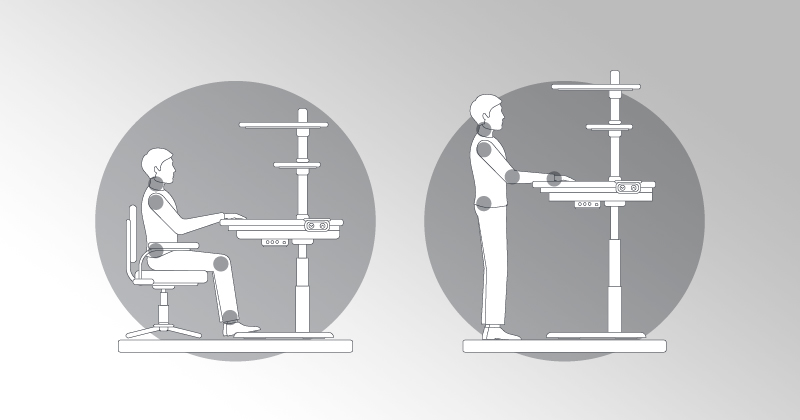 electric actuator for sit stand desk